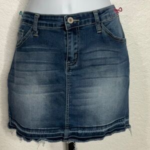 448- KanCan NWOT Blue Jean Mini Skirt, Size 31